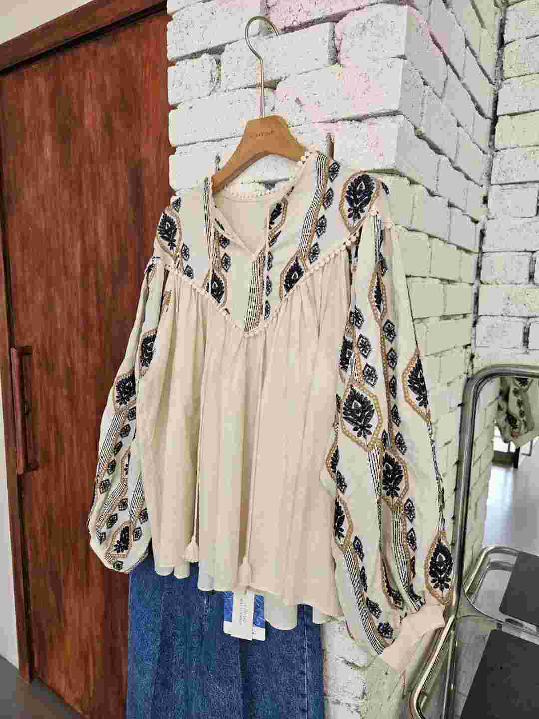 STORY TAG韓國直郵㊣女裝新款真品時尚熱賣25秋冬襯衫蕾絲衫STORY TAG襯衫/蕾絲衫