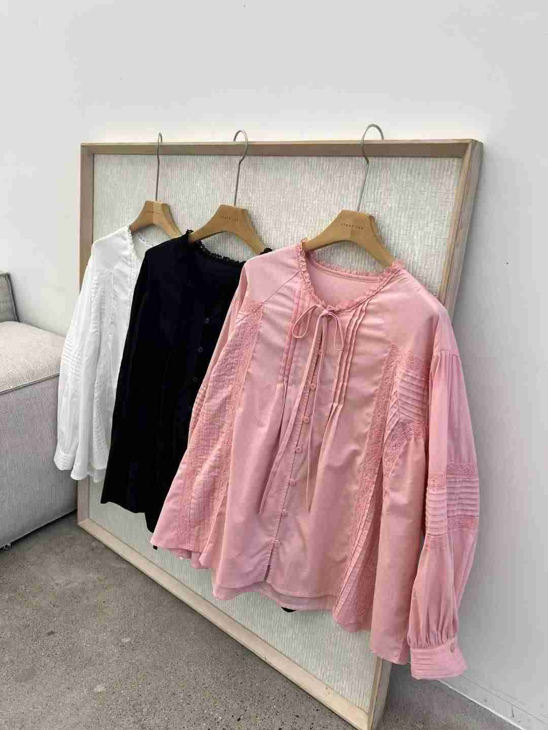 STORY TAG東大門㊣直郵女士新款人氣推薦休閑時尚襯衫蕾絲衫STORY TAG襯衫/蕾絲衫