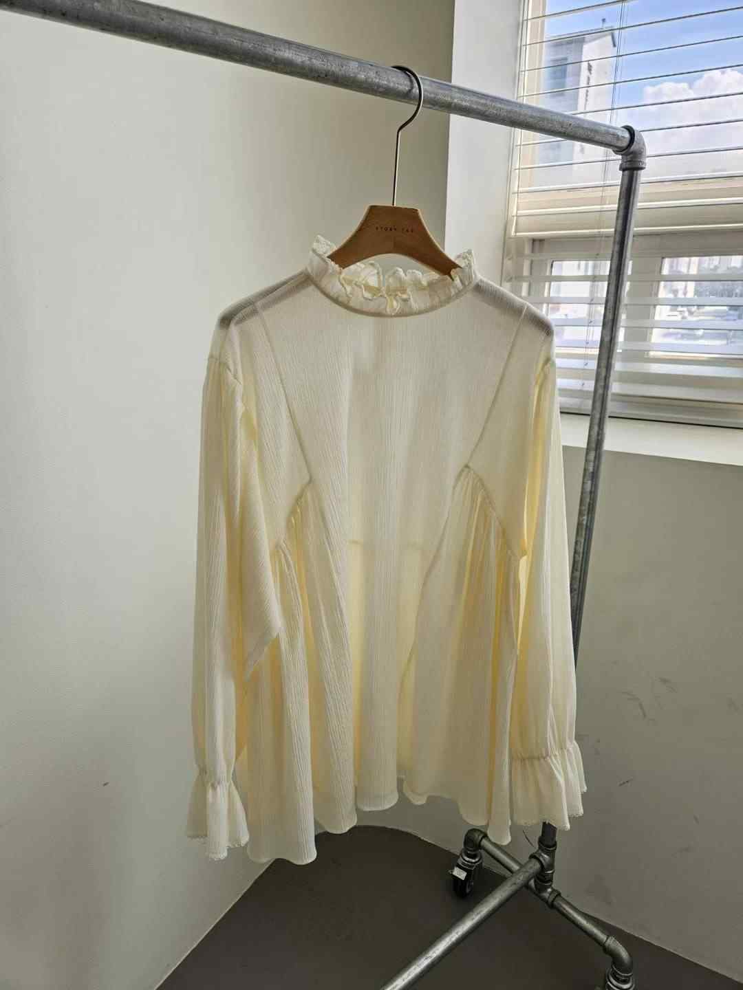 STORY TAG東大門㊣直郵女士新品25秋冬職業真品襯衫蕾絲衫STORY TAG襯衫/蕾絲衫