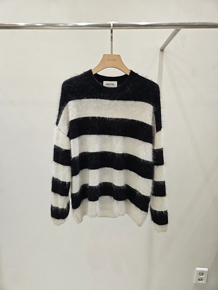 MONTER東大門㊣代購女裝新品時尚休閑25秋冬人氣針織衫羊毛MONTER針織衫