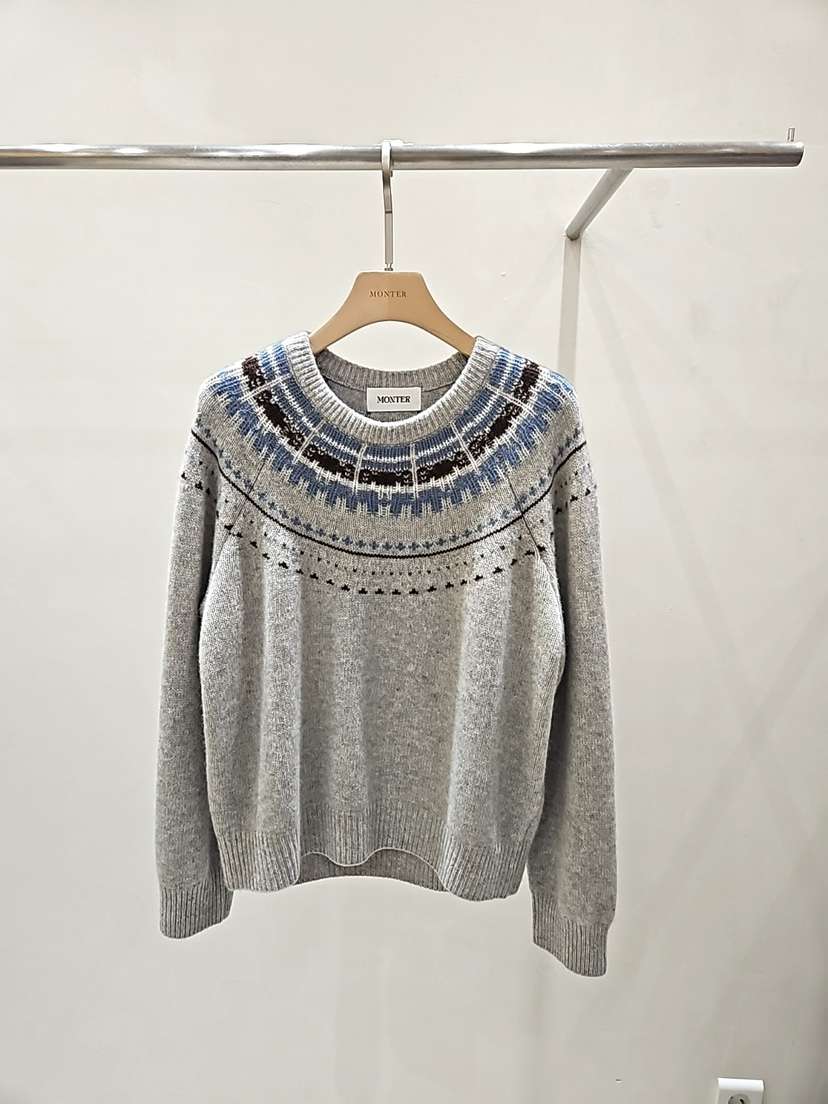 MONTER東大門㊣代購女裝新品休閑推薦時尚職業人氣真品針織衫MONTER針織衫
