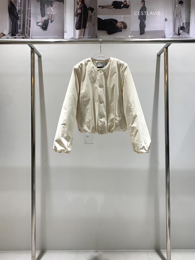 CESTLAVIE東大門㊣直郵女士新品職業熱賣時尚25秋冬短款棉服夾棉CESTLAVIE短款棉服