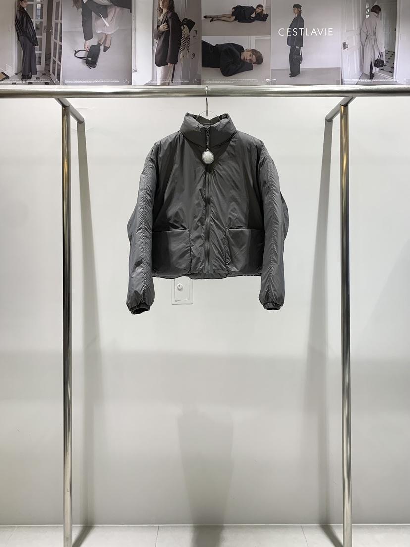 CESTLAVIE東大門㊣直郵女士新款職業人氣25秋冬休閑夾克短款絨CESTLAVIE夾克