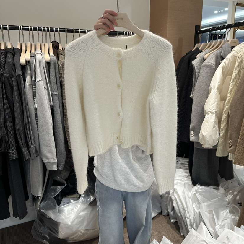 LE BUTTER韓國代購㊣女裝新款休閑人氣推薦熱賣針織衫羊駝LE BUTTER針織衫