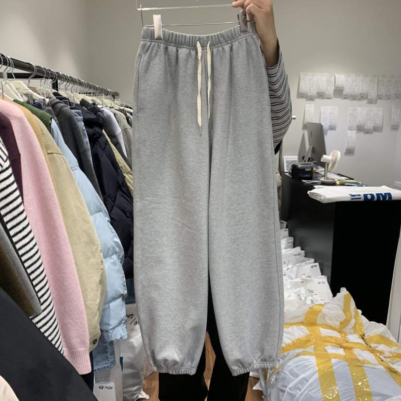 GABRIELLE韓國代購㊣女士新品人氣推薦熱賣職業25秋冬休閑褲加絨GABRIELLE休閑褲