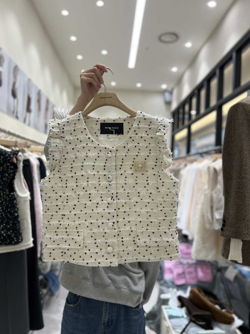 MARIE MARIE韓國代購㊣女裝新品熱賣推薦時尚馬甲不含飾品MARIE MARIE馬甲