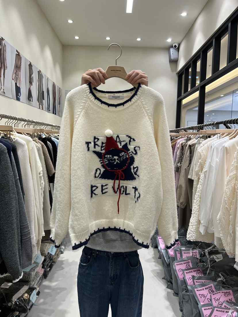 MARIE MARIE東大門㊣實拍女士新品休閑真品時尚25秋冬毛衣MARIE MARIE毛衣