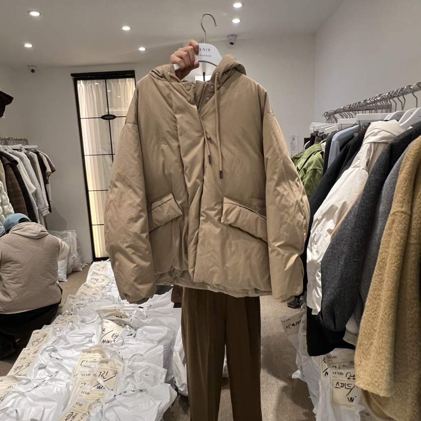 VENIR-a東大門㊣實拍女士新款時尚休閑25秋冬短款羽絨服填充絨VENIR-a短款羽絨服