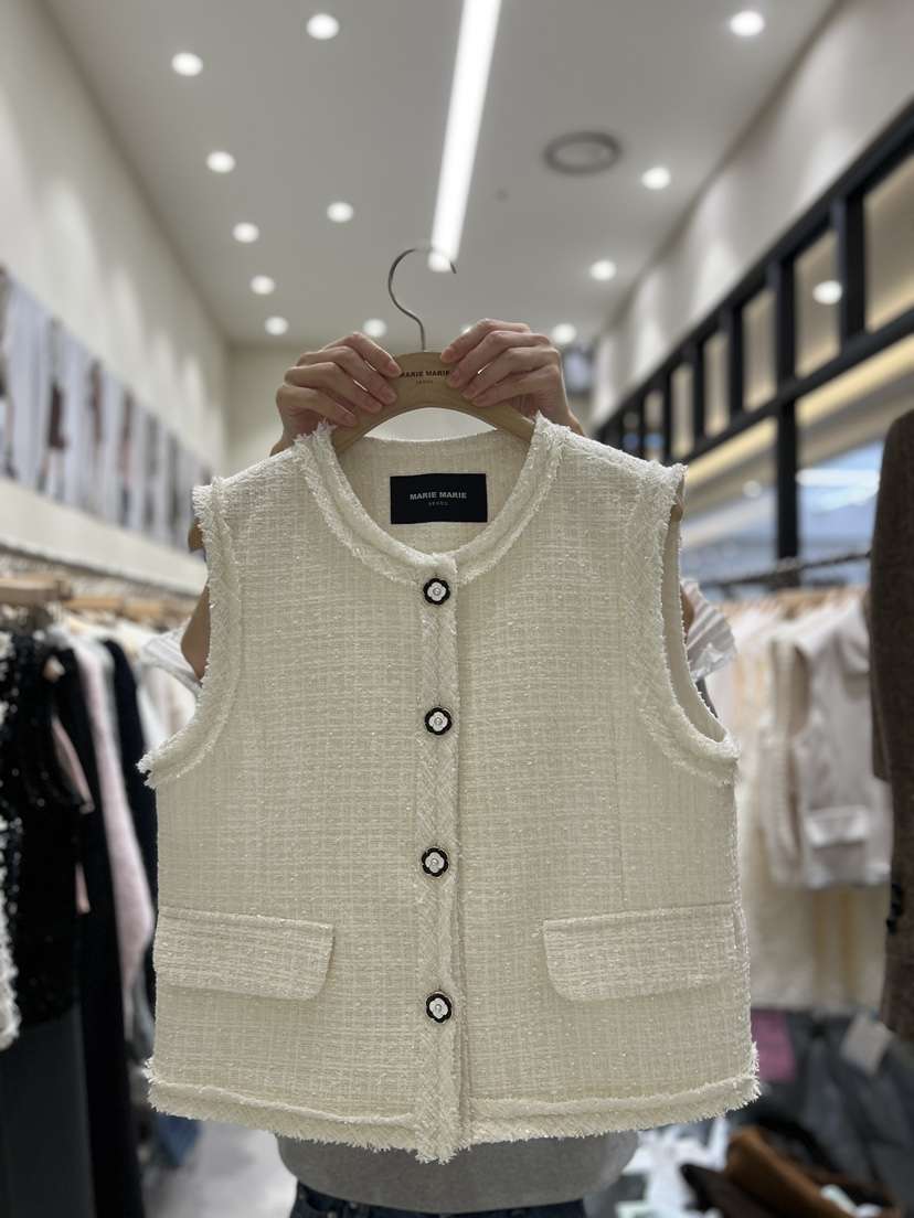 MARIE MARIE東大門㊣直郵女裝新款職業25秋冬人氣時尚馬甲MARIE MARIE馬甲