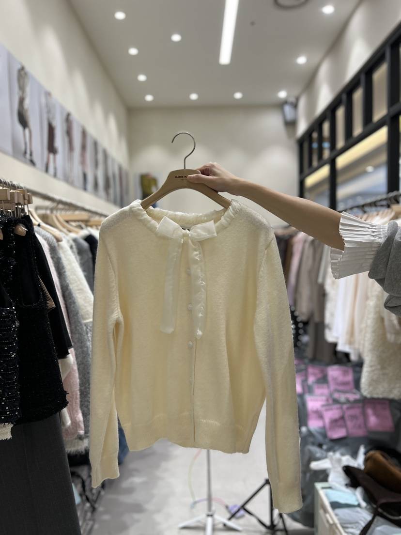 MARIE MARIE韓國代購㊣女士新款25秋冬職業時尚真品針織衫MARIE MARIE針織衫