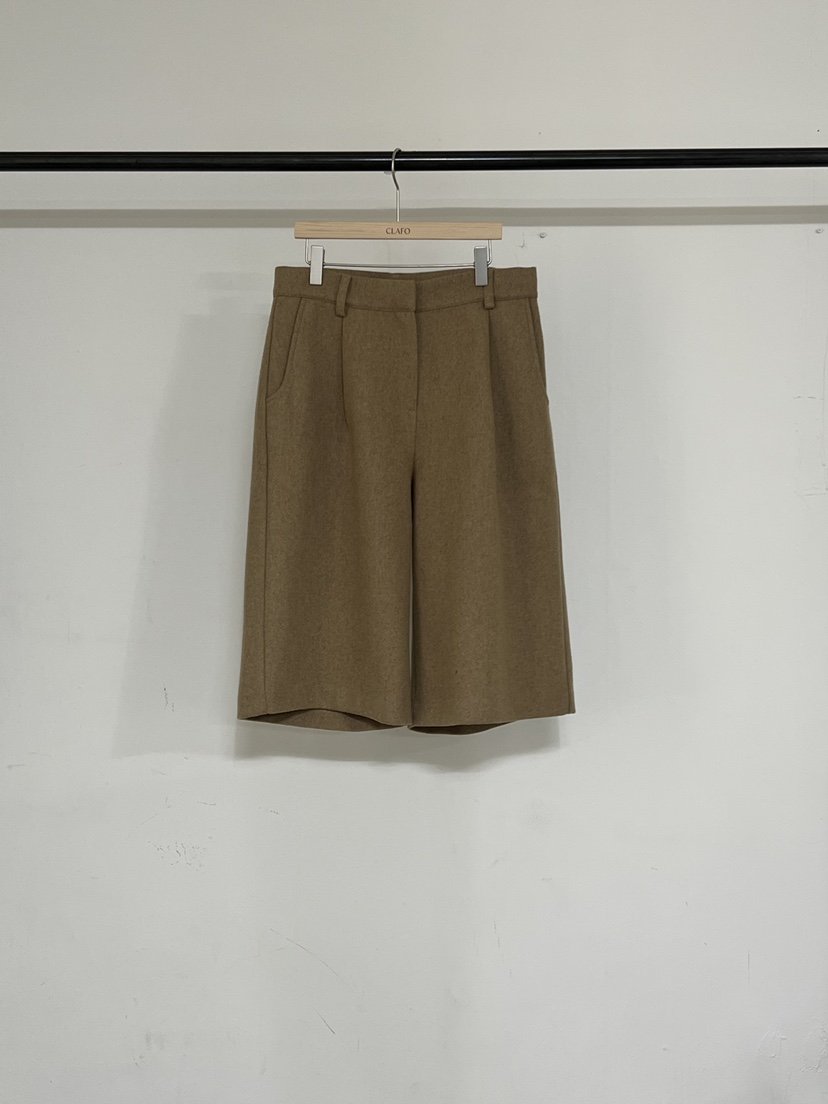 CLAFO東大門㊣直郵女裝新品推薦熱賣職業時尚25秋冬短褲羊毛CLAFO短褲