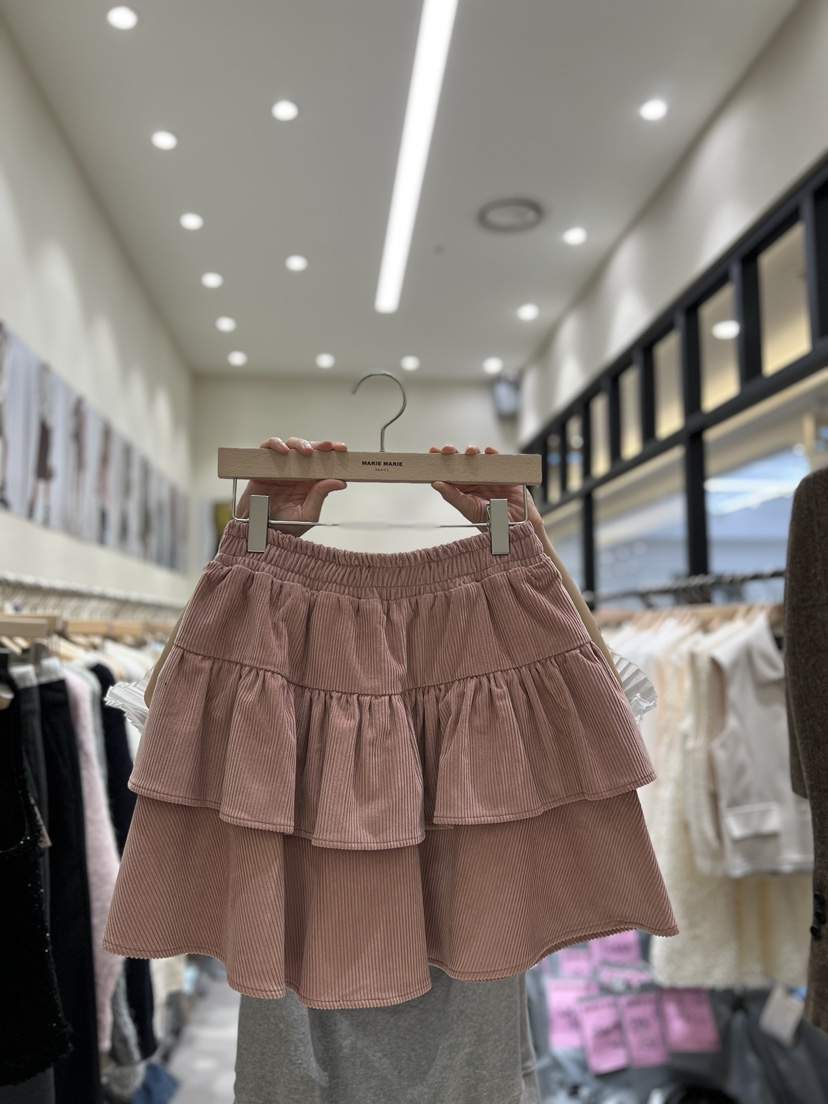 MARIE MARIE東大門㊣實拍女士新款職業真品推薦短裙荷葉邊MARIE MARIE短裙