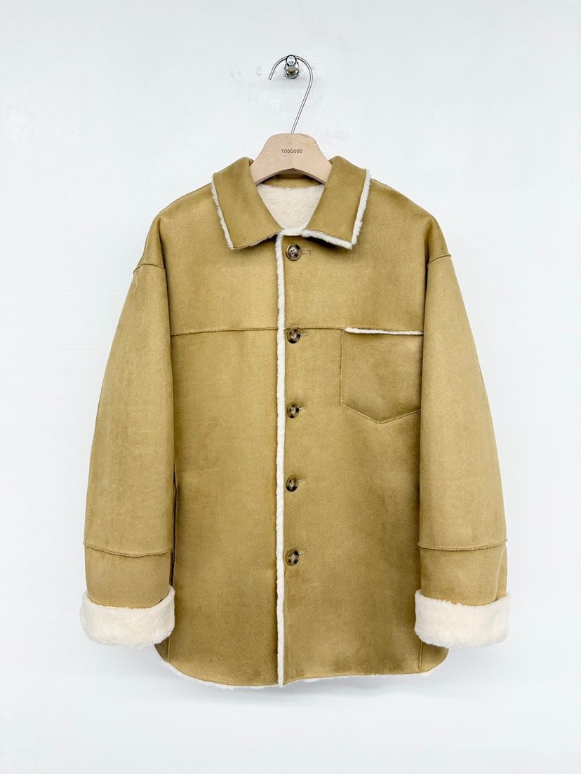 TOOGOOD東大門㊣直郵女裝新款職業熱賣休閑25秋冬短款大衣口袋TOOGOOD短款大衣