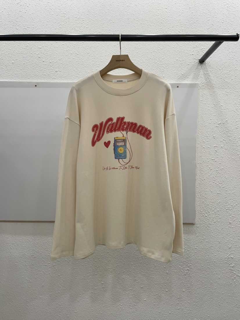 EGGPLANT東大門㊣直郵女士新品25秋冬時尚人氣真品熱賣長袖T恤EGGPLANT長袖T恤