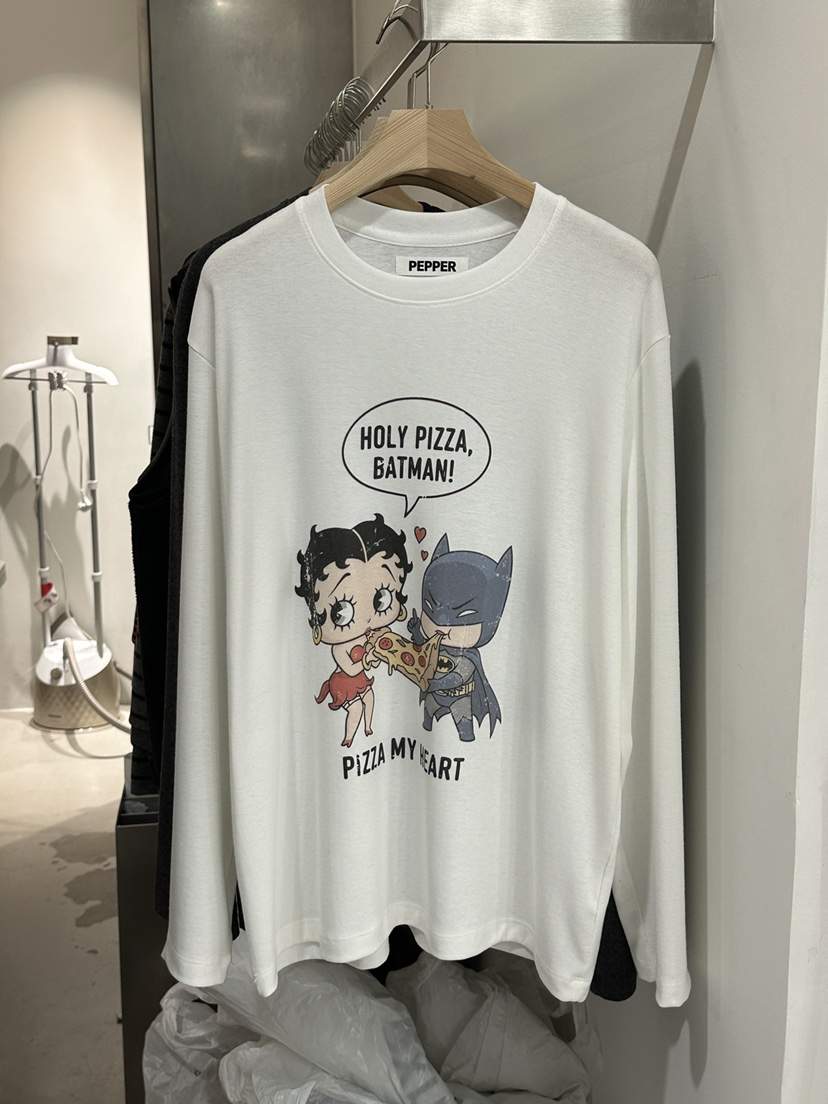 PEPPER-L東大門㊣直郵女裝新款時尚真品人氣熱賣休閑長袖T恤PEPPER長袖T恤