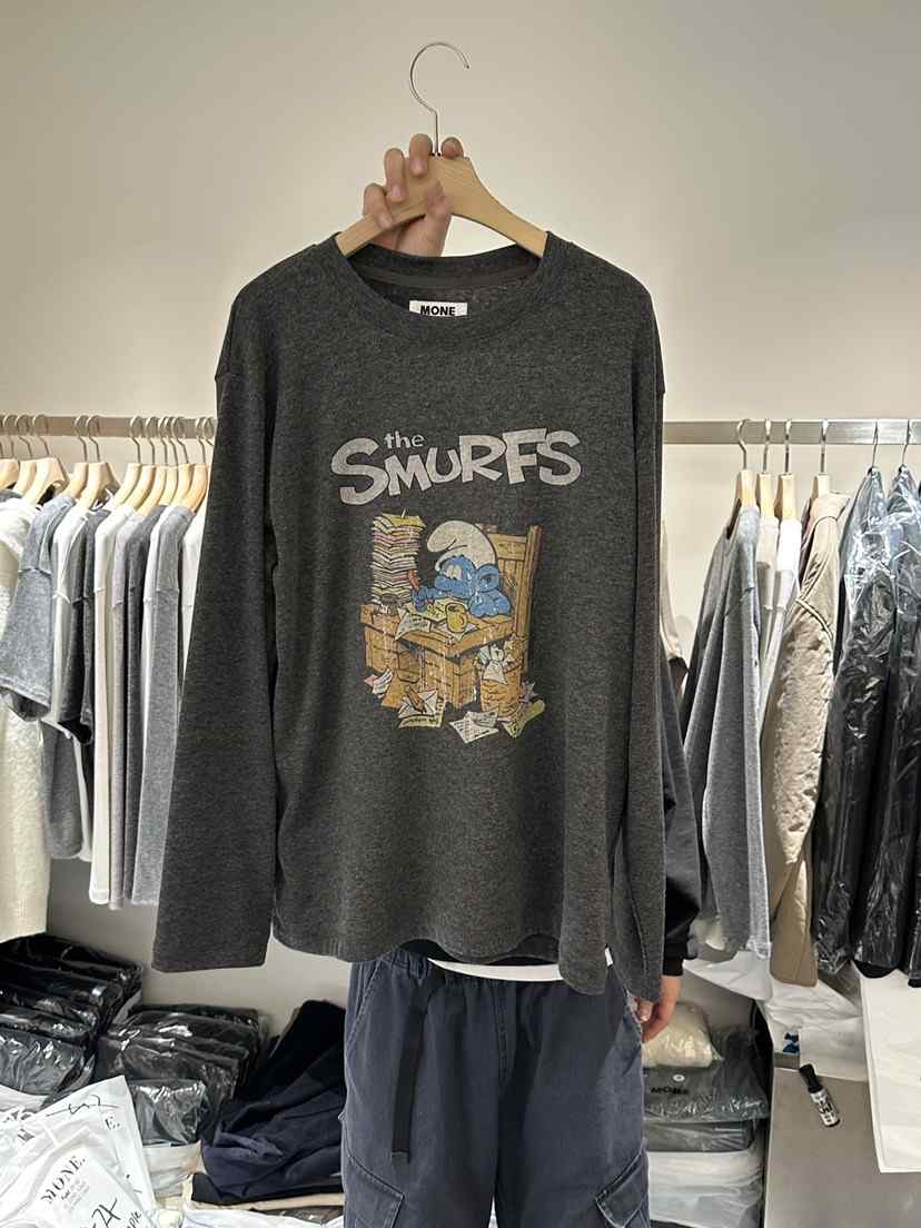 MONE-A韓國直郵㊣女士新款休閑職業人氣25秋冬時尚長袖T恤MONE-A長袖T恤