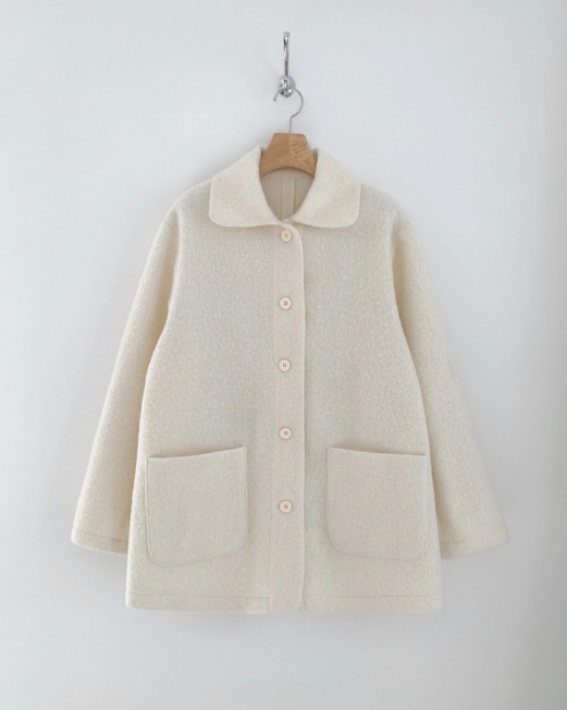 COURGETTE韓國代購㊣女裝新品25秋冬推薦真品時尚中長款大衣COURGETTE中長款大衣