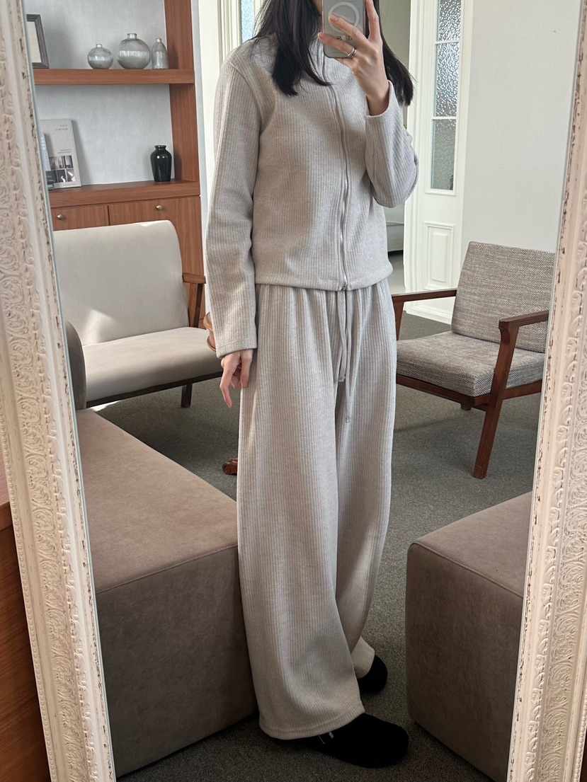 LE VASE東大門㊣代購女裝新品職業25秋冬時尚人氣休閑休閑褲LE VASE休閑褲