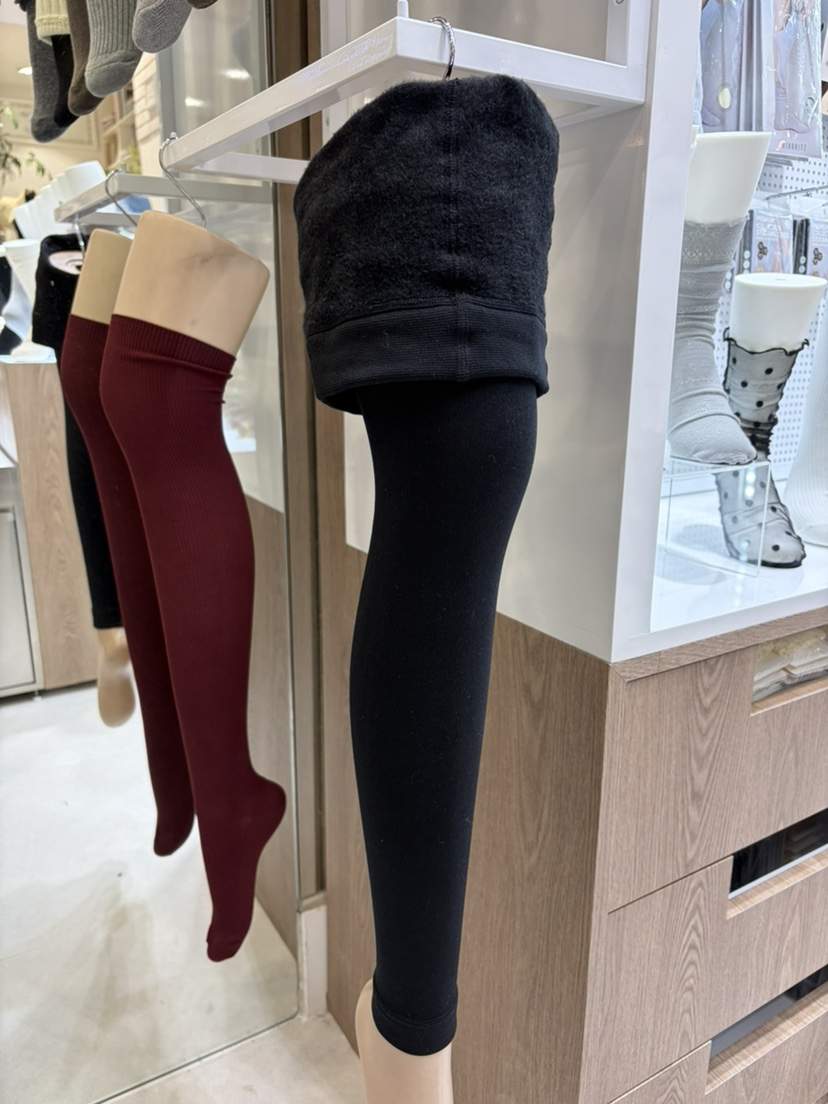 MU:TI韓國代購㊣女裝新款推薦打底褲鯊魚褲羊毛緊身緊身褲柔軟MU:TI打底褲/鯊魚褲