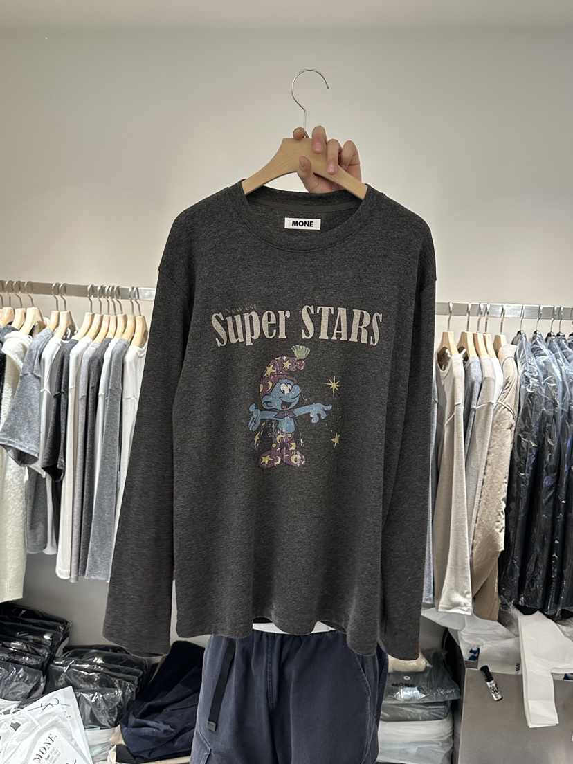MONE-A東大門㊣代購女裝新品25秋冬熱賣職業時尚推薦長袖T恤MONE-A長袖T恤