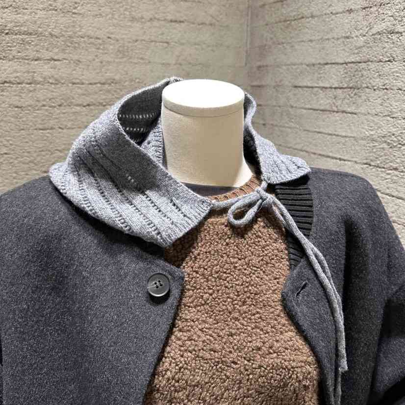 JUNI韓國直郵㊣女裝新品推薦時尚人氣25秋冬休閑職業圍巾披肩my juni圍巾/披肩