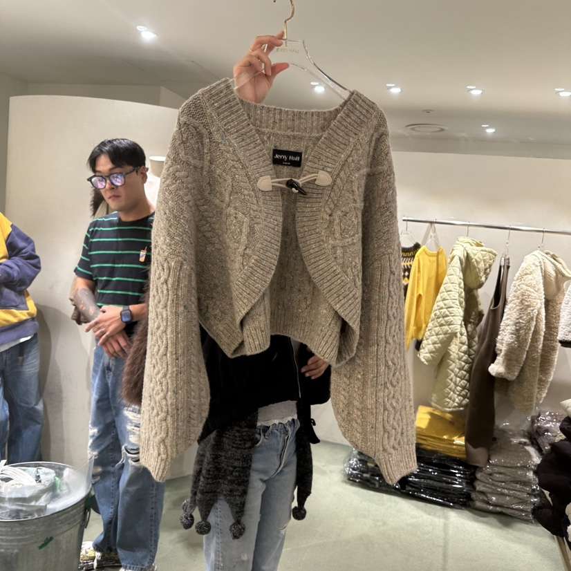 JERRY HALL-P東大門㊣代購女士新款職業25秋冬針織衫羊毛JERRY HALL針織衫