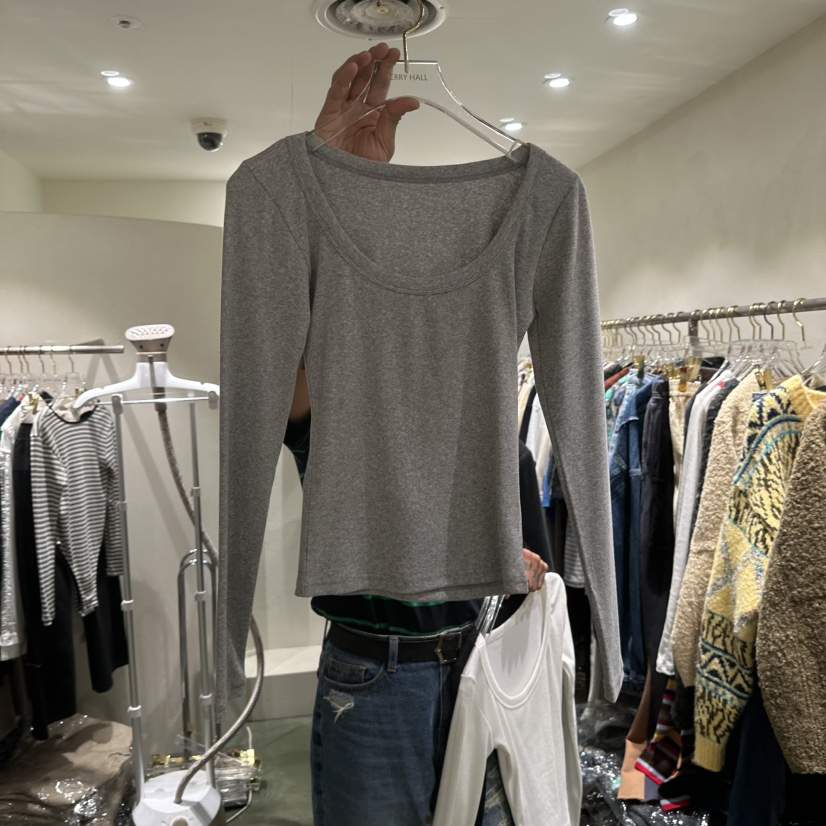 JERRY HALL-P韓國直郵㊣女士新品休閑真品職業人氣長袖T恤JERRY HALL長袖T恤