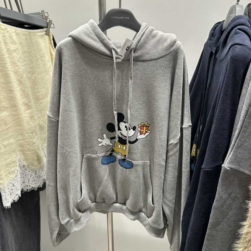 TARABY MOTION東大門㊣代購女士新品推薦25秋冬衛衣兜帽加絨TARABY MOTION衛衣