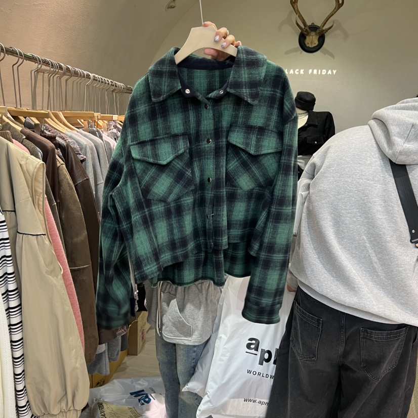 BLACKFRIDAY東大門㊣實拍女士新款休閑時尚人氣真品襯衫蕾絲衫BLACK FRIDAY襯衫/蕾絲衫