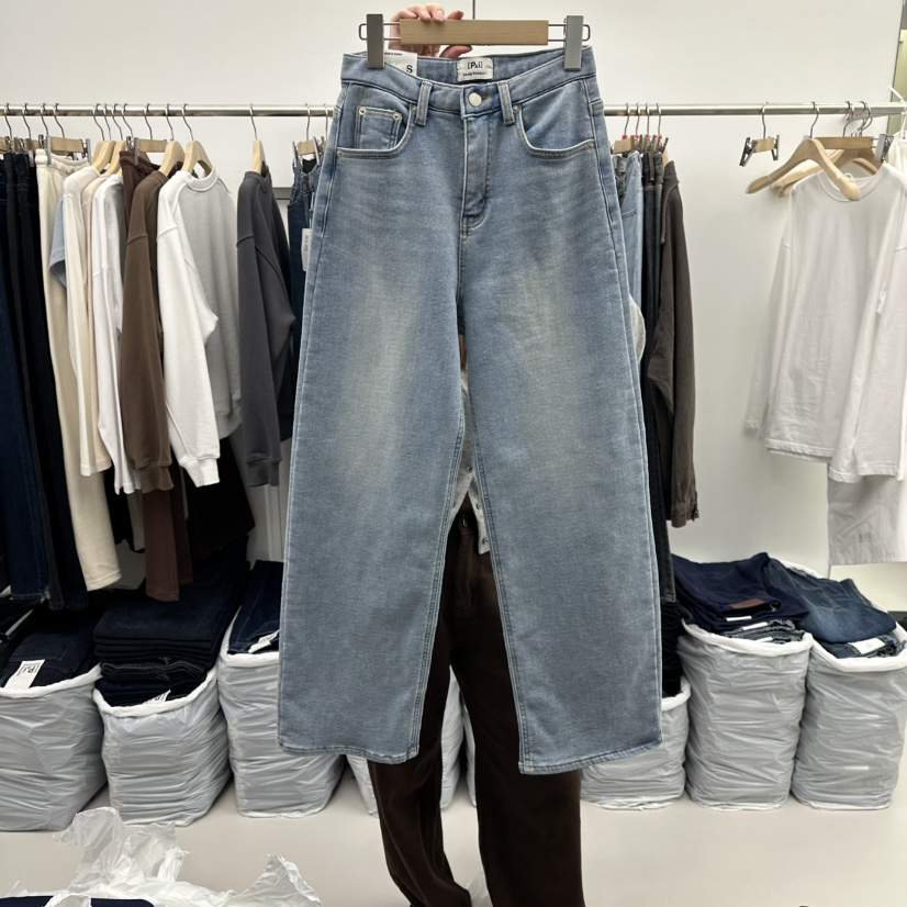 PAI韓國代購㊣女裝新款25秋冬時尚休閑人氣職業熱賣真品牛仔褲[PΛi]_PAi牛仔褲