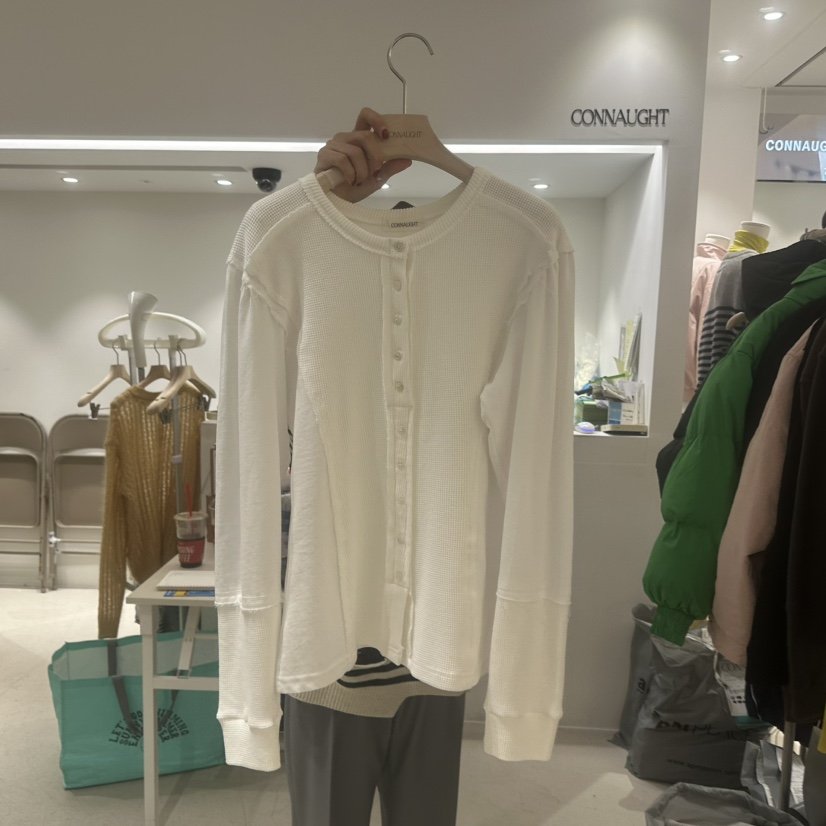 DAILYJUD東大門㊣直郵女裝新款職業推薦休閑熱賣真品長袖T恤CONNAUGHT長袖T恤