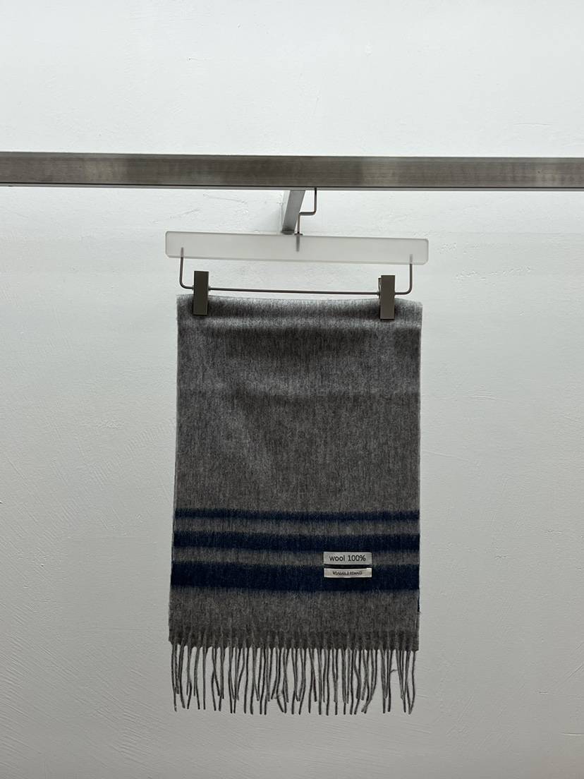 WEARABLE-L韓國代購㊣女士新款真品人氣圍巾披肩羊毛圍巾條紋WEARABLE圍巾/披肩