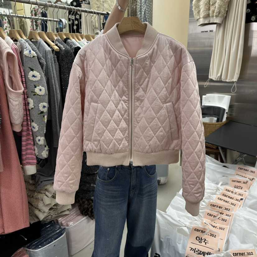CORNER東大門㊣實拍女士新款推薦25秋冬休閑真品熱賣夾克絎縫CORNER.302夾克