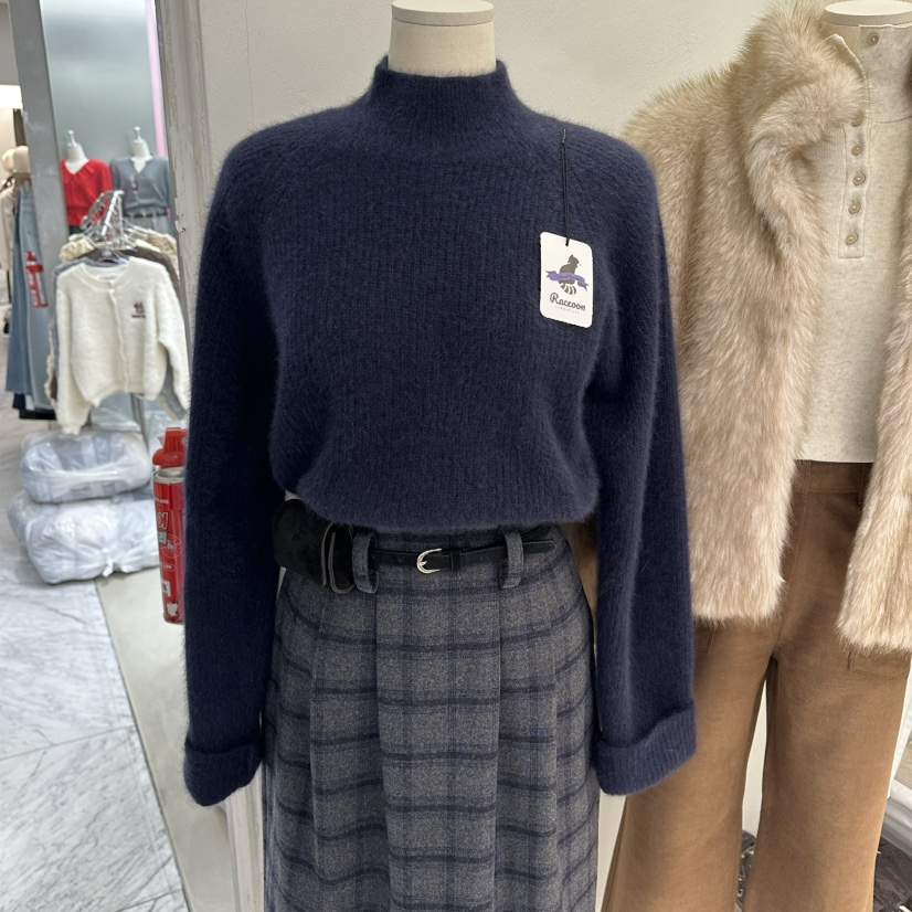 GRACIA東大門㊣直郵女士新品休閑推薦時尚25秋冬針織衫浣熊GRACIA針織衫