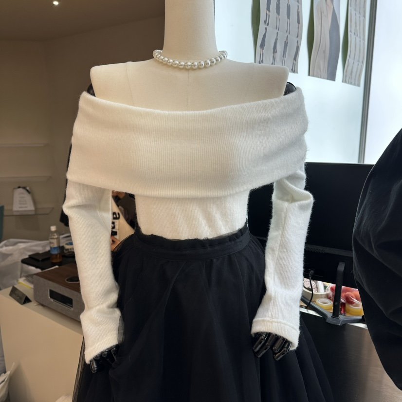 CHEAP-CHIC東大門㊣直郵女裝新款熱賣25秋冬時尚真品針織衫CHEAP-CHIC/CHARLES THE SECOND針織衫