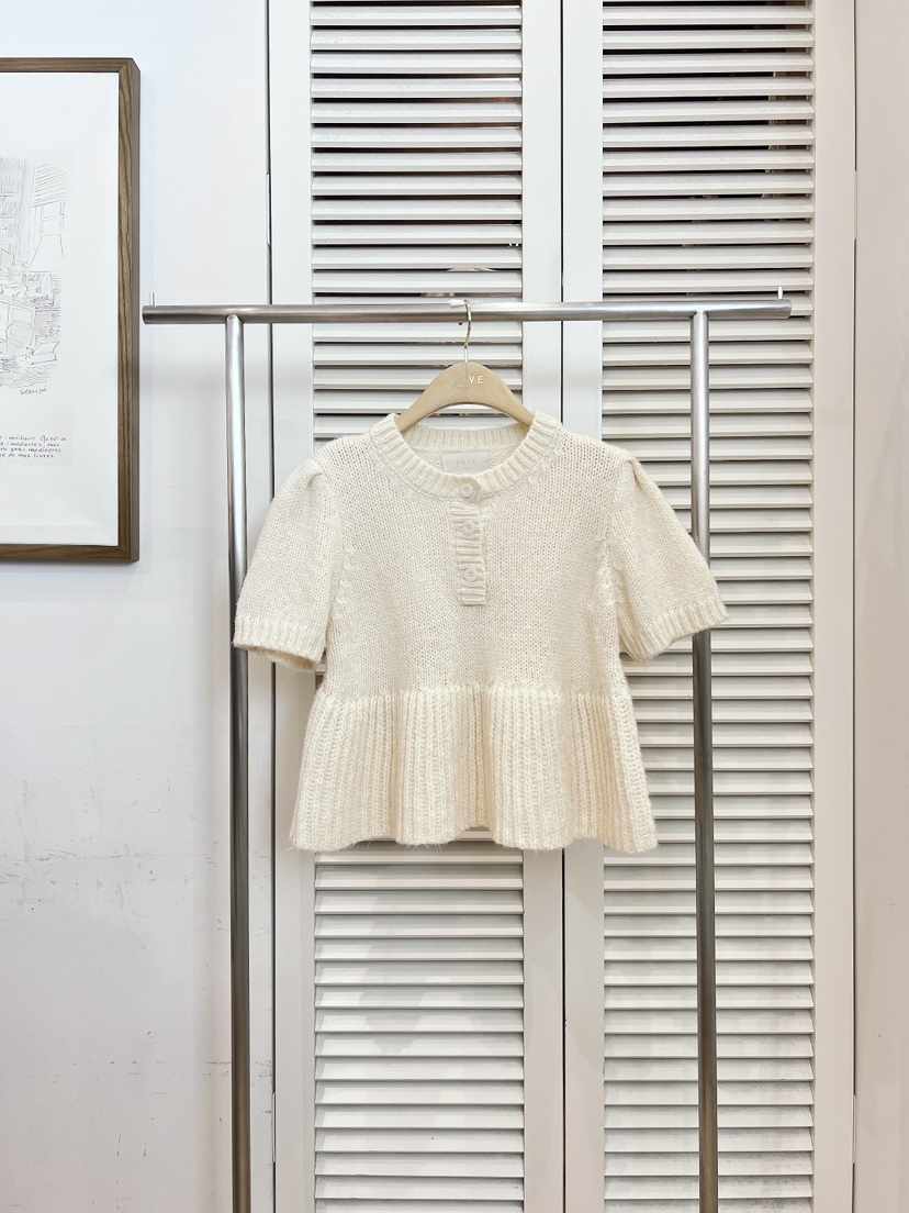 FAVE-L東大門㊣直郵女裝新款真品時尚人氣推薦針織衫荷葉邊FAVE-L針織衫