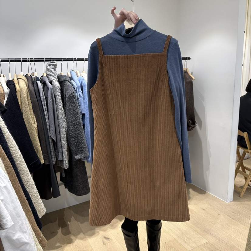 OVERTAKE韓國直郵㊣女士新款推薦真品人氣休閑連衣裙不含內搭OVERTAKE連衣裙