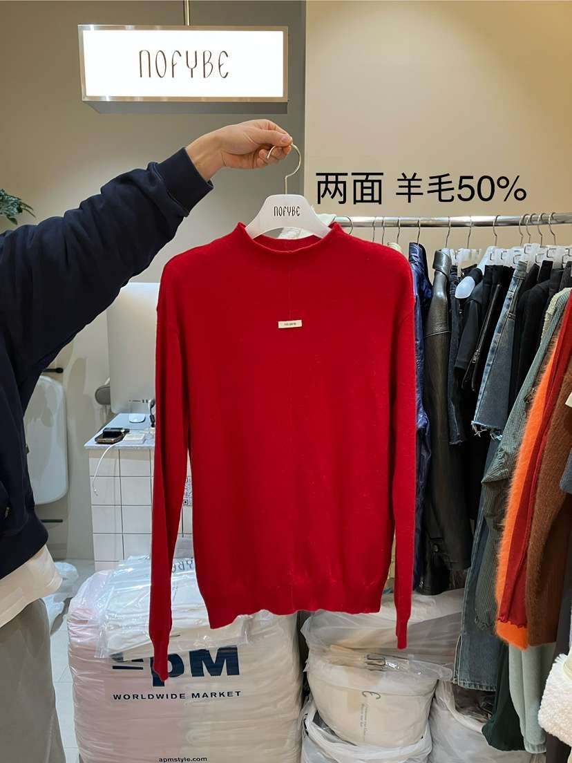 NOFYBE東大門㊣代購女士新款推薦25秋冬真品職業休閑針織衫NOFYBE針織衫