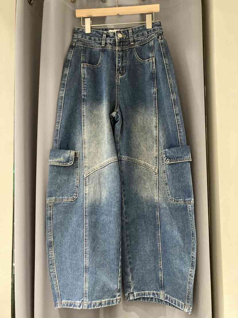 JOURNEY韓國代購㊣女裝新品推薦真品人氣職業休閑牛仔褲口袋JOURNEY牛仔褲