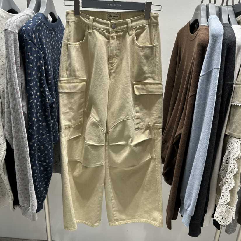 TARABY MOTION韓國直郵㊣女裝新品人氣推薦休閑褲工裝棉質TARABY MOTION休閑褲