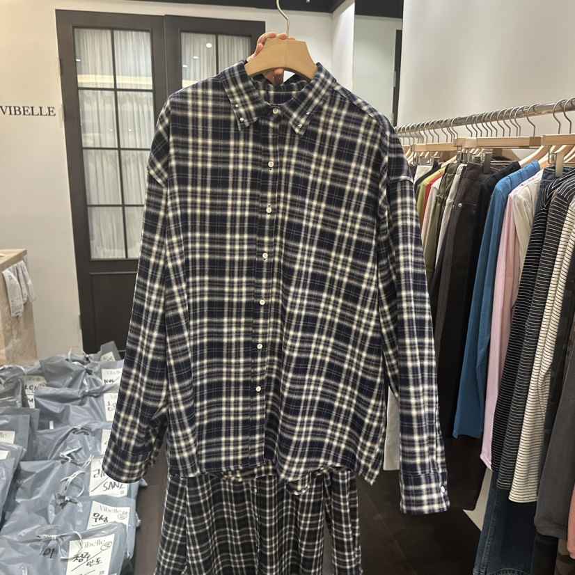 VIBELLE東大門㊣實拍女士新品職業時尚真品25秋冬襯衫蕾絲衫VIBELLE襯衫/蕾絲衫