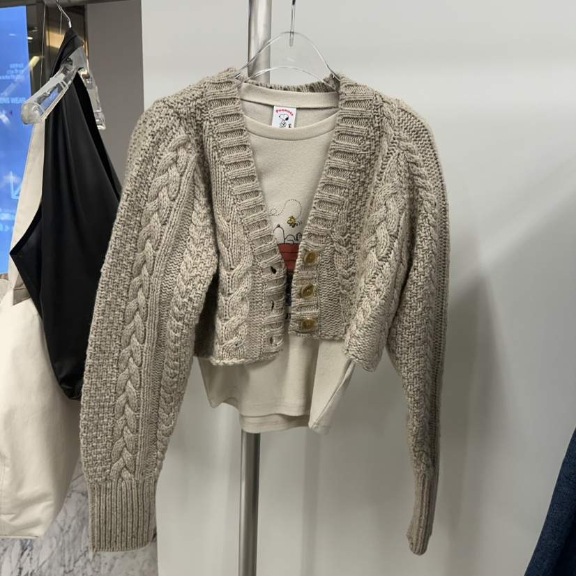 TOPDRESSING韓國代購㊣女士新品時尚熱賣真品毛衣不含內搭開衫TOPDRESSING毛衣