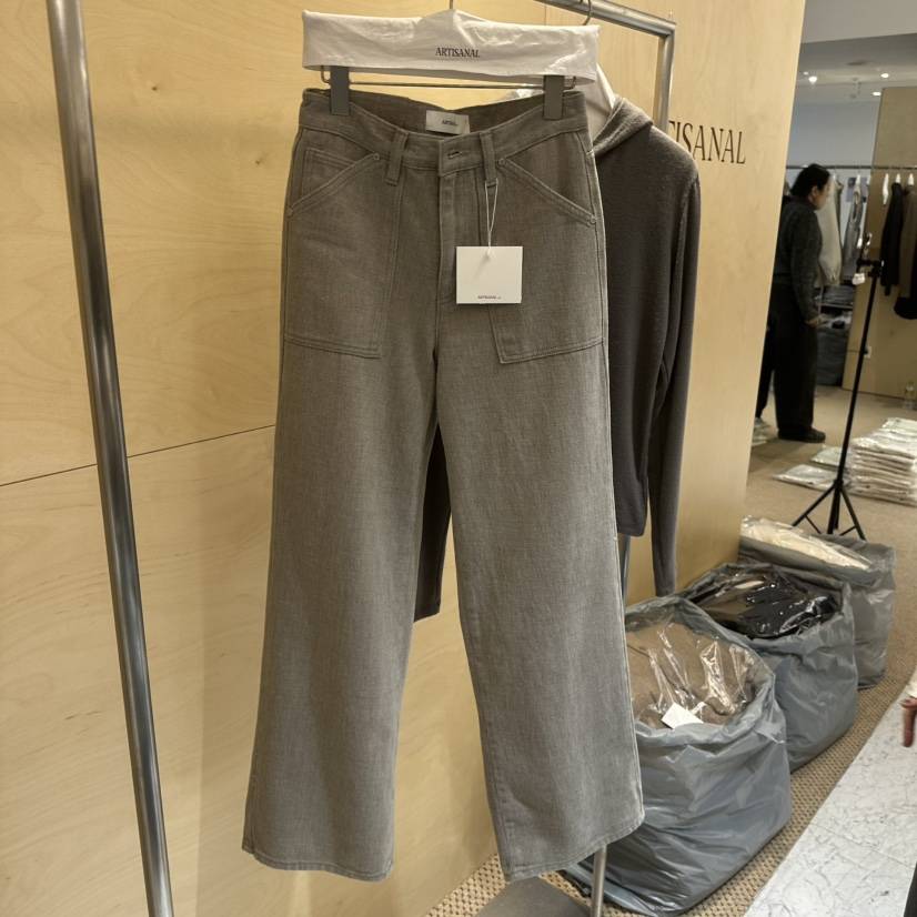 ARTISANAL東大門㊣直郵女裝新款職業休閑熱賣休閑褲羊毛口袋ARTISANAL休閑褲