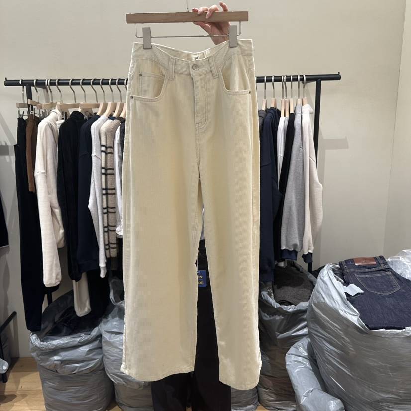 GILLI東大門㊣實拍女裝新品時尚25秋冬人氣職業休閑褲燈心絨GILLI休閑褲