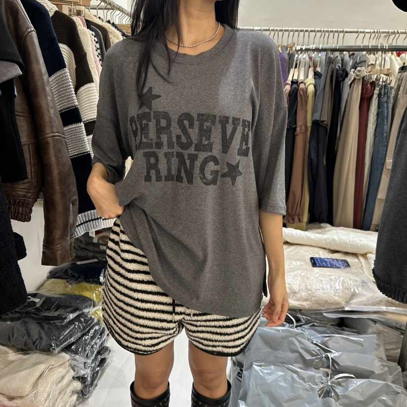 BAGUETTE-P東大門㊣實拍女裝新款熱賣真品時尚T恤不含項鏈BAGUETTE-PT恤