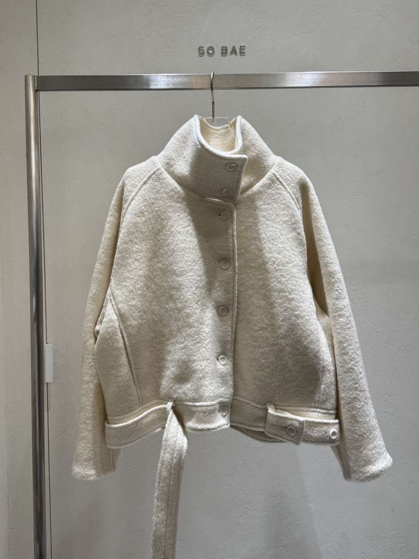 SO BAE韓國直郵㊣女士新品25秋冬職業熱賣休閑真品短款大衣SO BAE短款大衣