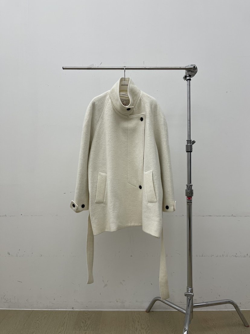 ATMOSPHERE東大門㊣直郵女裝新品職業真品中長款大衣含腰帶ATMOSPHERE/BLING中長款大衣