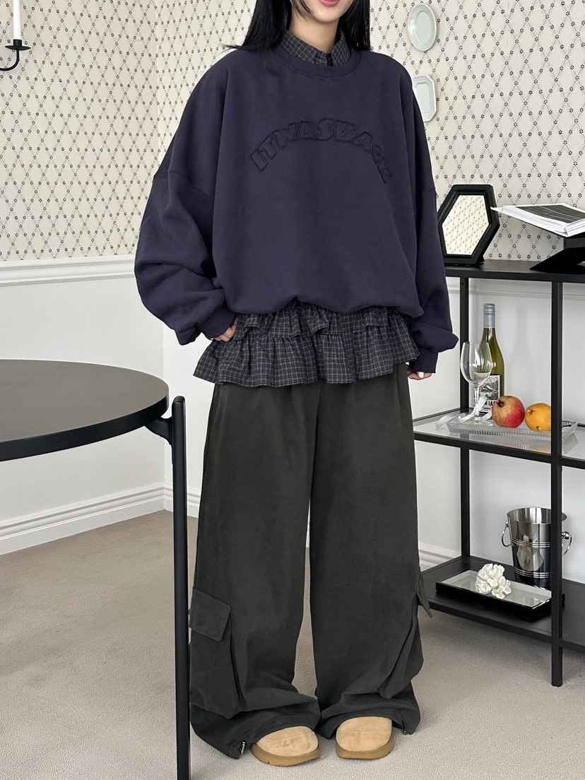 I MFACT韓國直郵㊣女士新品25秋冬職業休閑時尚真品熱賣衛衣I MFACT衛衣