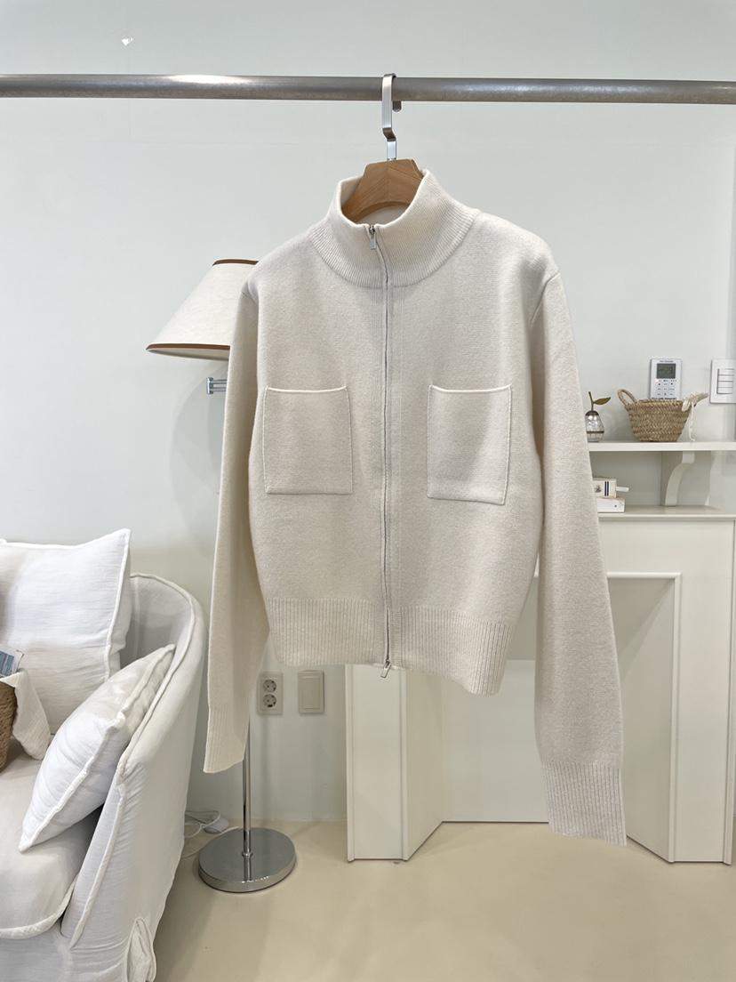 EDITION-P韓國直郵㊣女士新品推薦職業時尚人氣針織衫拉鏈CHAHEE針織衫