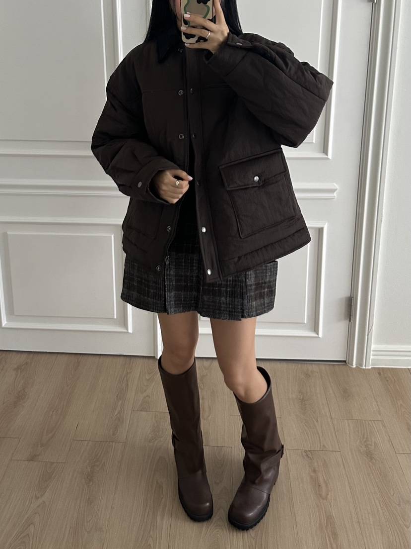 I MFACT東大門㊣實拍女士新品休閑熱賣25秋冬人氣短款棉服I MFACT短款棉服